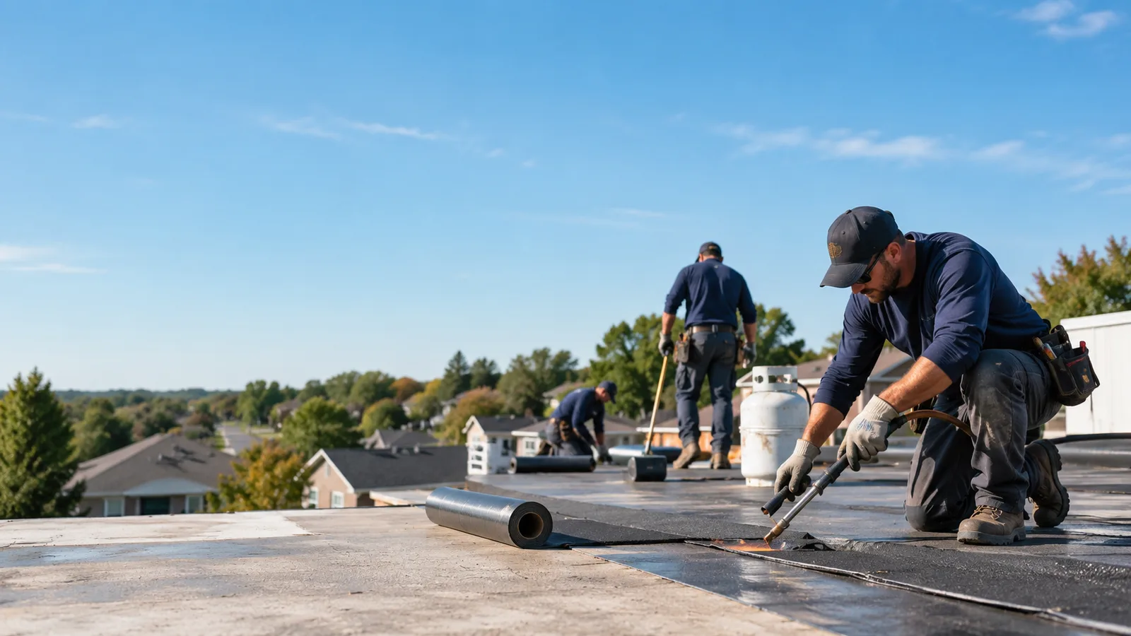 Flat Roof Leak Repair providers in Fairmount, IN
